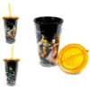 Surreal Entertainment Demon Slayer Acrylic Carnival Cup with Lid and Straw | Holds 16 Ounces -WATER BOTTLES Sales unnamed file 1027