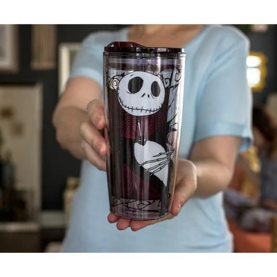 The Nightmare Before Christmas Silver Buffalo Nightmare Before Christmas Jack Frame 20oz Double Wall Travel Tumbler 4 The Nightmare Before Christmas Silver Buffalo Nightmare Before Christmas Jack Frame 20oz Double Wall Travel Tumbler - Image 2