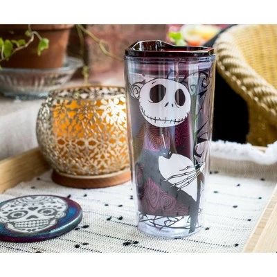The Nightmare Before Christmas Silver Buffalo Nightmare Before Christmas Jack Frame 20oz Double Wall Travel Tumbler 6 The Nightmare Before Christmas Silver Buffalo Nightmare Before Christmas Jack Frame 20oz Double Wall Travel Tumbler - Image 4