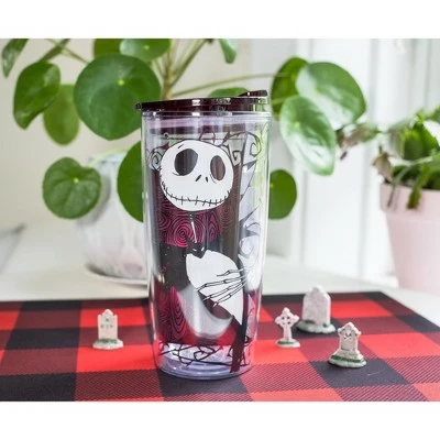 The Nightmare Before Christmas Silver Buffalo Nightmare Before Christmas Jack Frame 20oz Double Wall Travel Tumbler 7 The Nightmare Before Christmas Silver Buffalo Nightmare Before Christmas Jack Frame 20oz Double Wall Travel Tumbler - Image 5