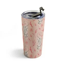 Society6 Caroline Okun Stalking Siberian Rose 20 oz Stainless Steel Travel Mug - Deny Designs -WATER BOTTLES Sales unnamed file 1051