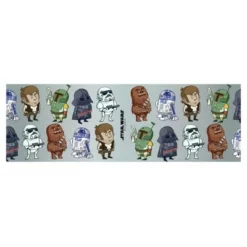 Star Wars Cute Cartoon Characters Stainless Steel Tumbler w/Lid