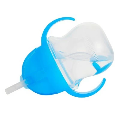 Munchkin Any Angle Click Lock Weighted 2pk Straw Trainer Cup - 7oz Blue/green 3 Munchkin Any Angle Click Lock Weighted 2pk Straw Trainer Cup - 7oz Blue/green - Image 2