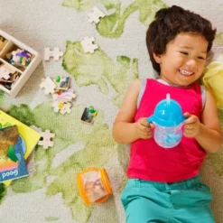 Munchkin Any Angle Click Lock Weighted 2pk Straw Trainer Cup - 7oz Blue/green 12 Munchkin Any Angle Click Lock Weighted 2pk Straw Trainer Cup - 7oz Blue/green -WATER BOTTLES Sales unnamed file 1113