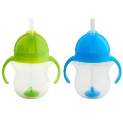 Munchkin Any Angle Click Lock Weighted 2pk Straw Trainer Cup - 7oz Blue/green 15 Munchkin Any Angle Click Lock Weighted 2pk Straw Trainer Cup - 7oz Blue/green -WATER BOTTLES Sales unnamed file 1116