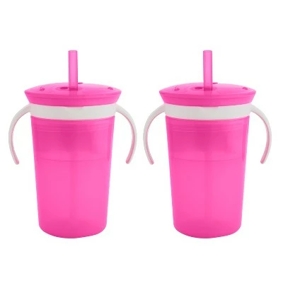 Munchkin SnackCatch & Sip 2-in-1 Snack Catcher and Spill Proof Cup - 2pk Blue 8 Munchkin SnackCatch & Sip 2-in-1 Snack Catcher and Spill Proof Cup - 2pk Blue - Image 6