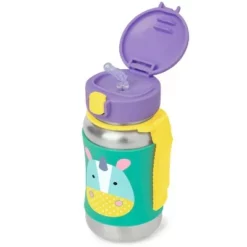 Skip Hop Zoo Stainless Steel Straw Bottle Dog