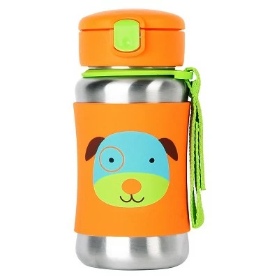 Skip Hop Zoo Stainless Steel Straw Bottle Dog 12 Skip Hop Zoo Stainless Steel Straw Bottle Dog - Image 10