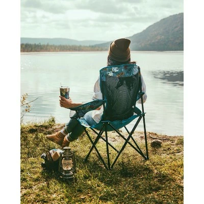 Vera Bradley + Coleman 20oz Brew Stainless Steel Vacuum Insulated Tumbler - Wildflowers Blue 8 Vera Bradley + Coleman 20oz Brew Stainless Steel Vacuum Insulated Tumbler - Wildflowers Blue - Image 6