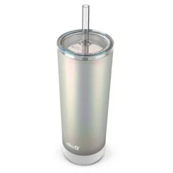 Ello Monterey 24oz Double Wall Plastic Tumbler White Iridescent -WATER BOTTLES Sales unnamed file 1267