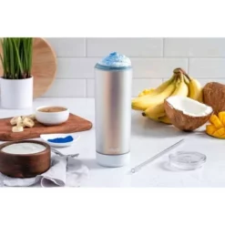 Ello Monterey 24oz Double Wall Plastic Tumbler White Iridescent -WATER BOTTLES Sales unnamed file 1268