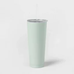 Room Essentials 25oz Double Walled Stainless Steel Vacuum Tumbler with Silicone Lid & Straw White 11 Room Essentials 25oz Double Walled Stainless Steel Vacuum Tumbler with Silicone Lid & Straw White -WATER BOTTLES Sales unnamed file 1302