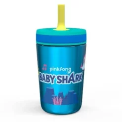Baby Shark 12oz Stainless Steel Double Wall Kelso Tumbler - Zak Designs