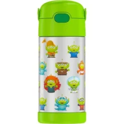 Thermos 12oz FUNtainer Water Bottle with Bail Handle - Green Pixar