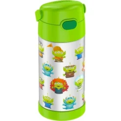 Thermos 12oz FUNtainer Water Bottle with Bail Handle - Green Pixar -WATER BOTTLES Sales unnamed file 1334