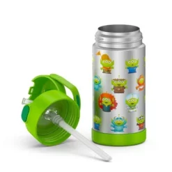 Thermos 12oz FUNtainer Water Bottle with Bail Handle - Green Pixar -WATER BOTTLES Sales unnamed file 1338