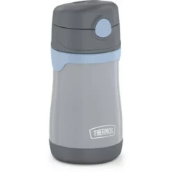 Thermos 10oz Stainless Steel Straw Bottle Purple