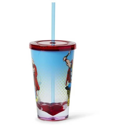Just Funky Marvel Retro Thor 19oz Carnival Cup 3 Just Funky Marvel Retro Thor 19oz Carnival Cup
