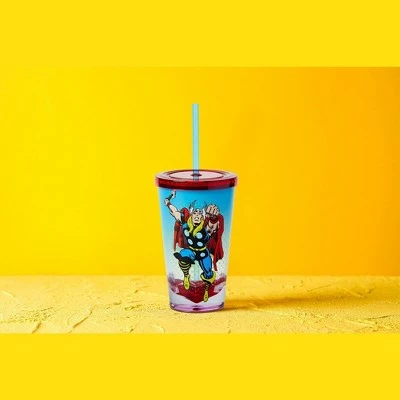 Just Funky Marvel Retro Thor 19oz Carnival Cup 6 Just Funky Marvel Retro Thor 19oz Carnival Cup - Image 4