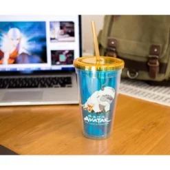 Surreal Entertainment Avatar: The Last Airbender Aang and Appa Carnival Cup With Straw | 16 Ounces 10 Surreal Entertainment Avatar: The Last Airbender Aang and Appa Carnival Cup With Straw | 16 Ounces -WATER BOTTLES Sales unnamed file 1470