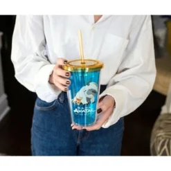 Surreal Entertainment Avatar: The Last Airbender Aang and Appa Carnival Cup With Straw | 16 Ounces 11 Surreal Entertainment Avatar: The Last Airbender Aang and Appa Carnival Cup With Straw | 16 Ounces -WATER BOTTLES Sales unnamed file 1471