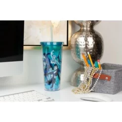 Just Funky Yuri On Ice Characters 16oz Carnival Cup w/ Lid & Straw -WATER BOTTLES Sales unnamed file 1490