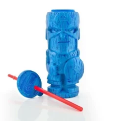 Beeline Creative Geeki Tikis Marvel Captain America Tumbler | Tiki Style Cup | Holds 19 Ounces -WATER BOTTLES Sales unnamed file 1510