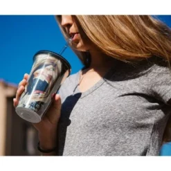 Funky People Attack On Titan Screaming 16oz Travel Cup -WATER BOTTLES Sales unnamed file 1533