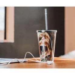 Funky People Attack On Titan Screaming 16oz Travel Cup -WATER BOTTLES Sales unnamed file 1535