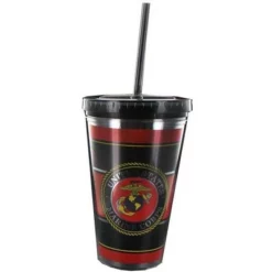 Toynk Nerd Block U.S. Marine Corps "Semper Fidelis" 16oz Carnival Cup w/ Straw
