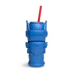 Beeline Creative Geeki Tikis Transformers Optimus Prime Plastic Tumbler with Straw | 26 Ounces