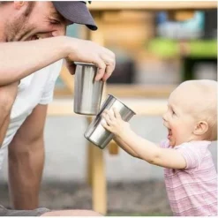 Klean Kanteen 16oz Stainless Steel Pint - Silver -WATER BOTTLES Sales unnamed file 1615