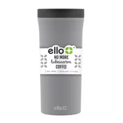 Ello Arabica 14oz Vacuum Insulated Stainless Steel Travel Mug Gray -WATER BOTTLES Sales unnamed file 1695