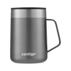 Contigo 14oz Stainless Steel Vacuum-Insulated Mug with Handle Salt -WATER BOTTLES Sales unnamed file 1725