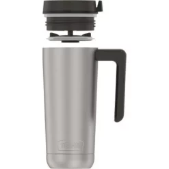 Thermos 18oz Stainless Steel Mug - Stainless with Black Lid -WATER BOTTLES Sales unnamed file 1732