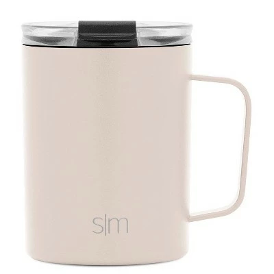 Simple Modern 12oz Stainless Steel Scout Mug with Clear Flip Lid New Ivory 13 Simple Modern 12oz Stainless Steel Scout Mug with Clear Flip Lid New Ivory - Image 11