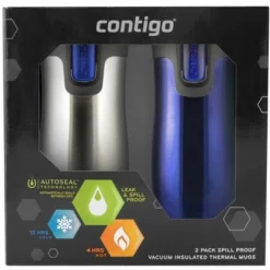 Contigo 16 oz. West Loop Autoseal Travel Mug 2-Pack -WATER BOTTLES Sales unnamed file 1791