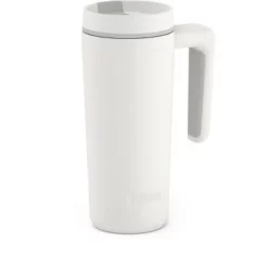 Thermos 18oz Stainless Steel Travel Mug with Handle Sleet White