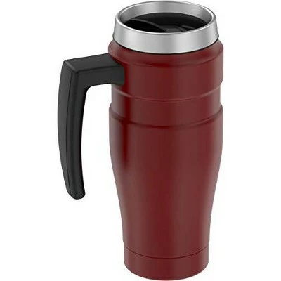 Thermos 16oz Stainless King Travel Mug (SK1000MR4) - Matte Red 3 Thermos 16oz Stainless King Travel Mug (SK1000MR4) - Matte Red