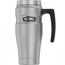 Thermos 16 oz. Stainless King Insulated Stainless Steel Travel Mug with Handle -WATER BOTTLES Sales unnamed file 2036