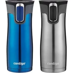 Contigo 16 oz. West Loop 2.0 Insulated Stainless Steel Travel Mug - 2-Pack -WATER BOTTLES Sales unnamed file 2050