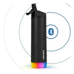 Hidrate Spark HidrateSpark PRO 21oz Vacuum Insulated Stainless Steel Bluetooth Smart Water Bottle with Straw Lid Black -WATER BOTTLES Sales unnamed file 213
