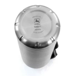 John Deere 25.5 Ounce Stainless Steel Thermal Bottle with Cap and Carry Loop