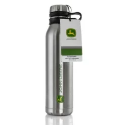 John Deere 25.5 Ounce Stainless Steel Thermal Bottle with Cap and Carry Loop -WATER BOTTLES Sales unnamed file 2164