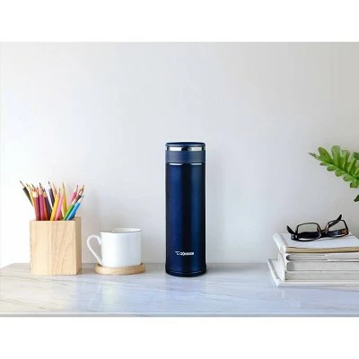 Zojirushi Stainless Steel 16oz. Travel Mug with Tea Leaf Filter SM-JTE46 - Pink Champagne 5 Zojirushi Stainless Steel 16oz. Travel Mug with Tea Leaf Filter SM-JTE46 - Pink Champagne - Image 3