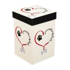 Evergreen Paw Prints Dog Ceramic Travel Coffee Mug, 17 ounces -WATER BOTTLES Sales unnamed file 2238