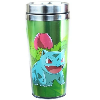 Just Funky Pokemon Ivysaur 16oz Travel Mug 3 Just Funky Pokemon Ivysaur 16oz Travel Mug
