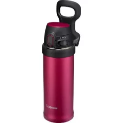 Zojirushi 16oz Flip-and-Go Stainless Steel Travel Mug SM-QHE48 - Hibiscus Red