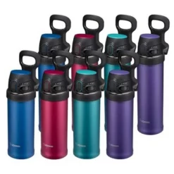 Zojirushi 16oz Flip-and-Go Stainless Steel Travel Mug SM-QHE48 - Hibiscus Red -WATER BOTTLES Sales unnamed file 2284