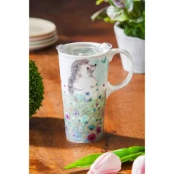 Evergreen Ceramic Travel Cup, 17 OZ. ,w/box and Tritan Lid, Headgehog in the meadow 15 Evergreen Ceramic Travel Cup, 17 OZ. ,w/box and Tritan Lid, Headgehog in the meadow -WATER BOTTLES Sales unnamed file 2320